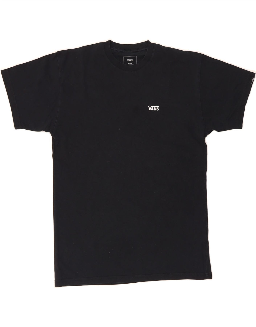 VANS Mens Classic Fit T-Shirt Top Medium Black Cotton Vintage Vans and Second-Hand Vans from Messina Hembry 