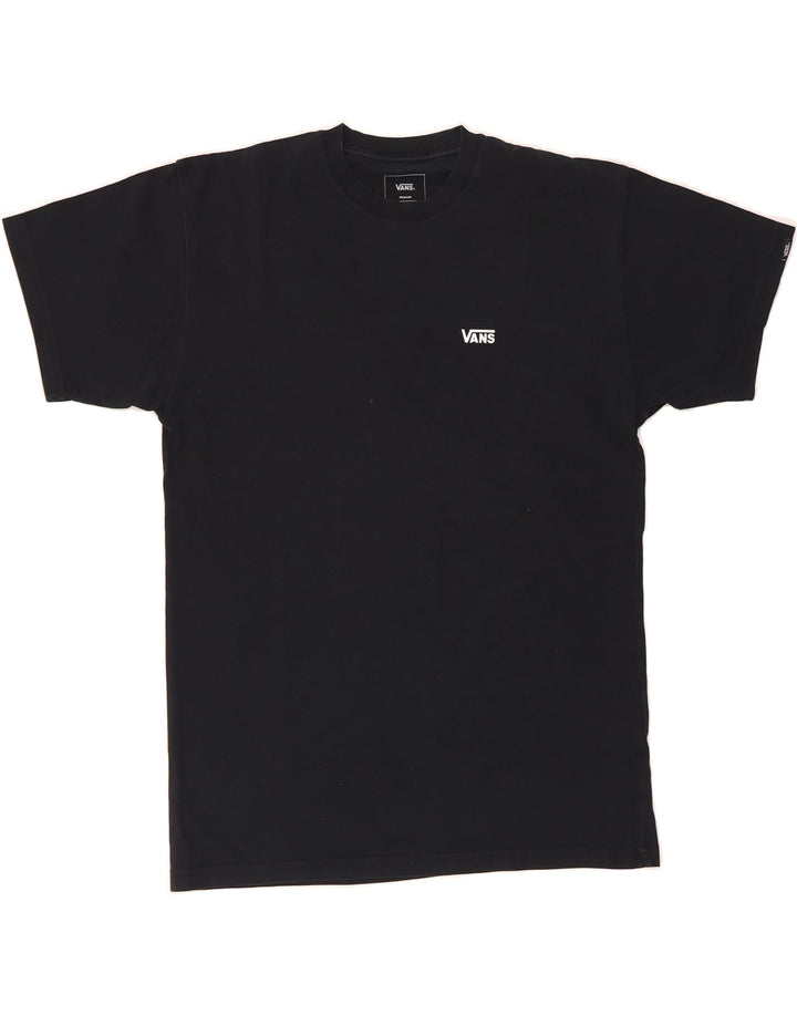 VANS Mens Classic Fit T-Shirt Top Medium Black Cotton Vintage Vans and Second-Hand Vans from Messina Hembry 