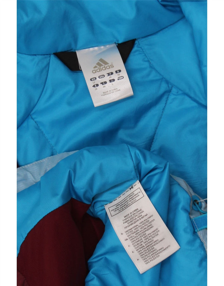 Adidas Damen Terrex gepolsterte Weste UK 12 mittelweißes Polyester