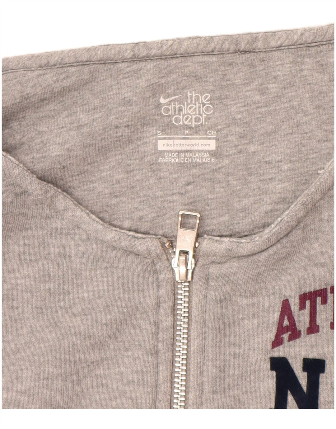 Nike Damen Graphic Trainingsanzug Top Jacke UK 10 Small Grau