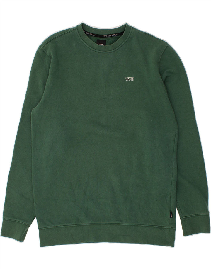 VANS Herren Sweatshirt Pullover mittelgrüne Baumwolle