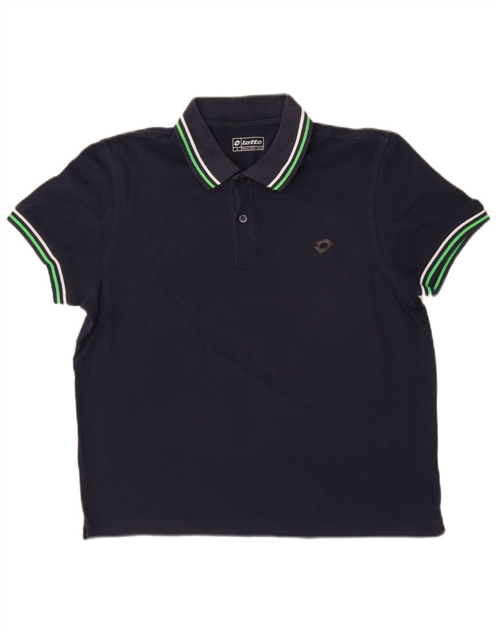 Lotto Herren-Poloshirt, Größe S, Marineblau