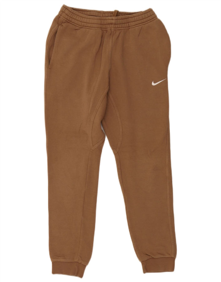 Nike Herren-Trainingshose, Jogginghose, Größe S, beige, Baumwolle