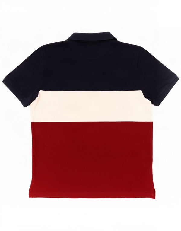 Gant Mens Polo Shirt 2XL Multicoloured Colourblock Cotton