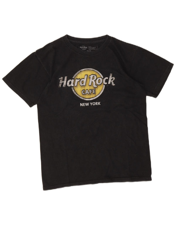 Hard Rock Cafe Herren-T-Shirt „New York“ mit Grafik, Größe S, Schwarz, Baumwolle
