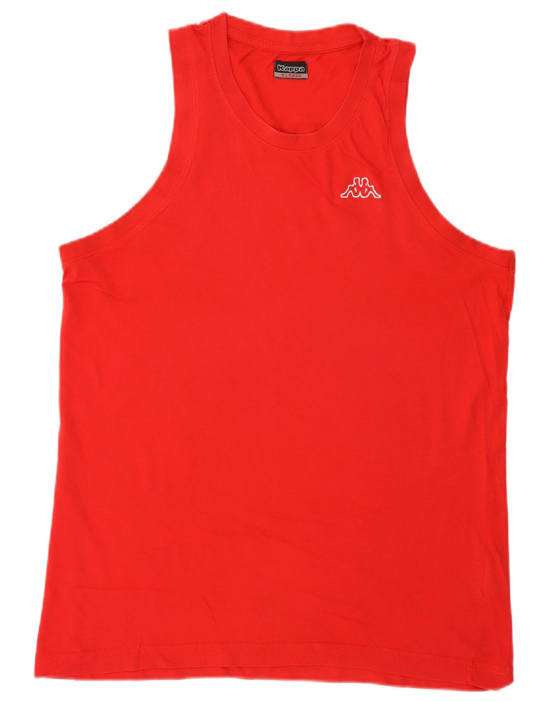 Kappa Herren Weste Top XL Rot Baumwolle