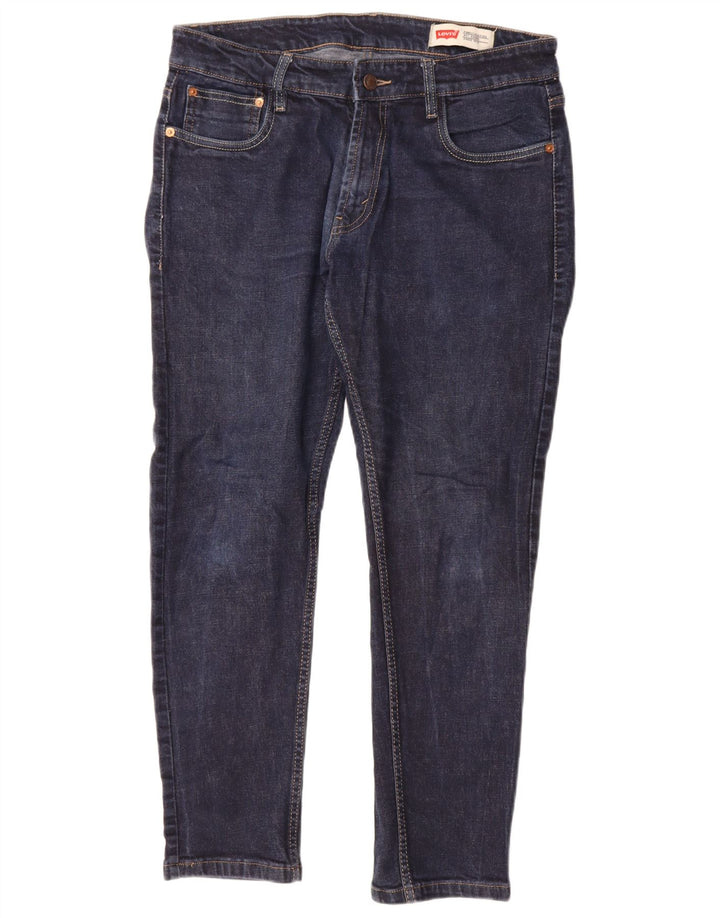 Levi's Herren Slim Jeans W36 L28 Marineblau Baumwolle