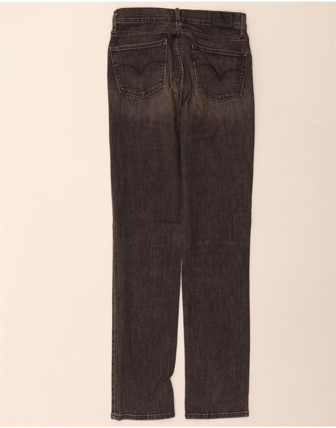 LEVI'S Womens 724 Straight Jeans W28 L32 Grey Cotton Vintage Levi's and Second-Hand Levi's from Messina Hembry 