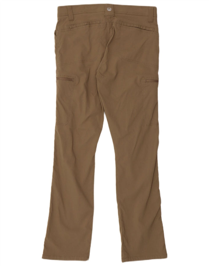 Wrangler Herren-Wander-Cargohose W33 L30 Khaki Nylon