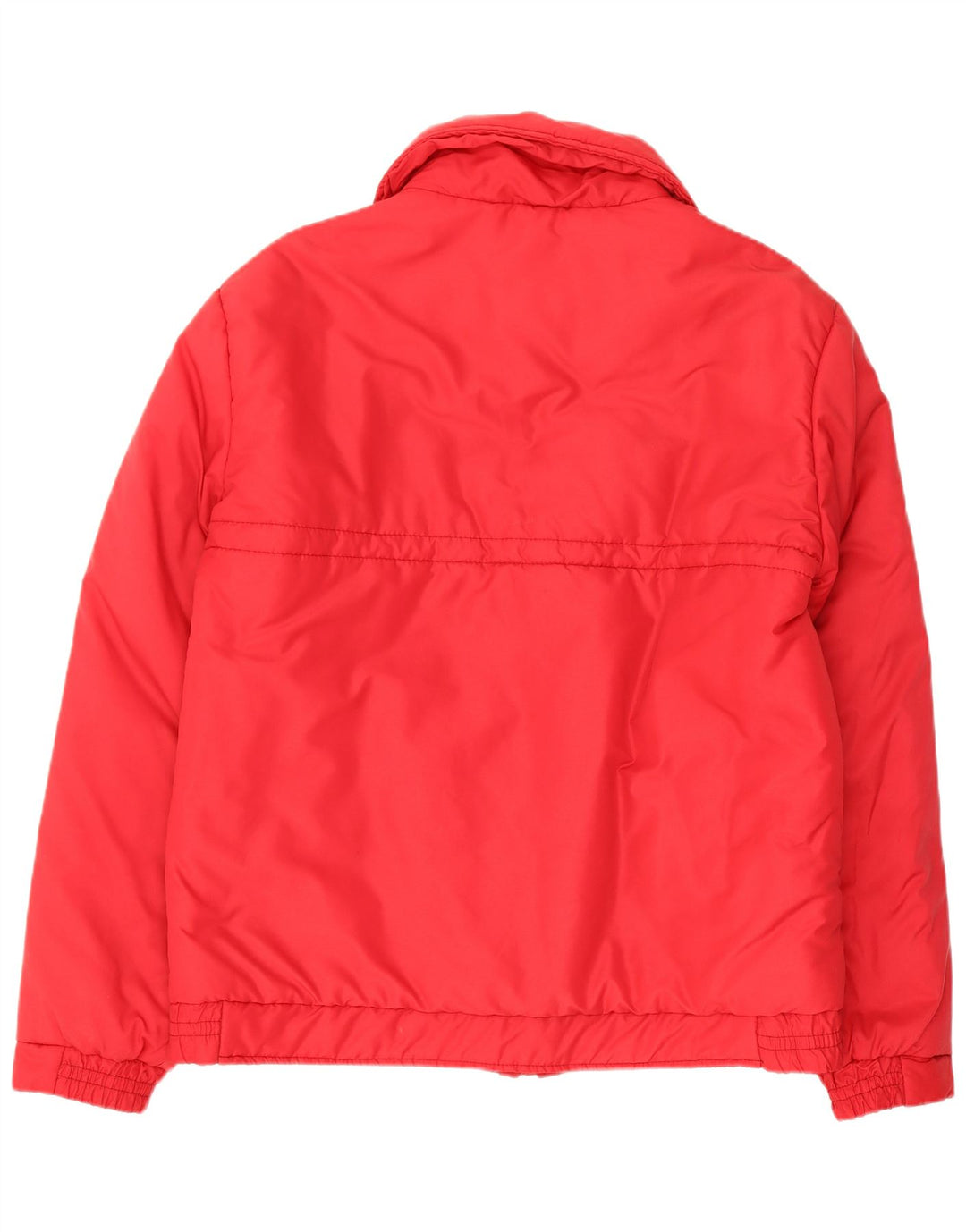 Vintage Damen Wattierte Jacke IT 50 XL Rot Polyester