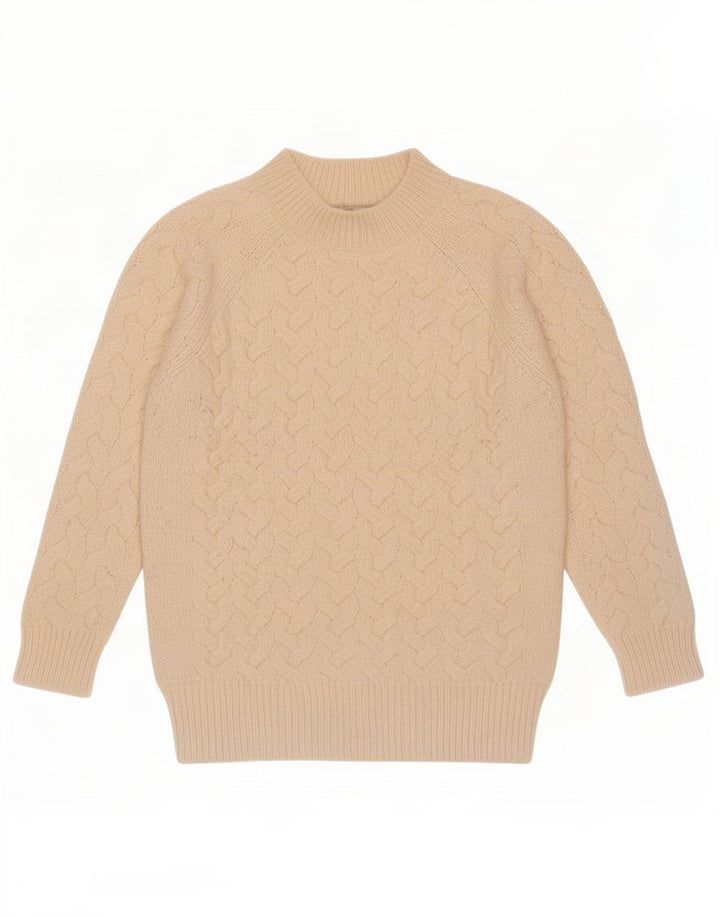Marks & Spencer Rollkragenpullover für Damen, Gr. 14, Mittelbeige