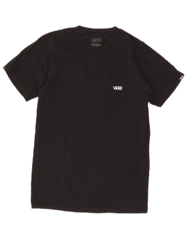 Vans Herren T-Shirt mit klassischer Passform, XS, schwarze Baumwolle