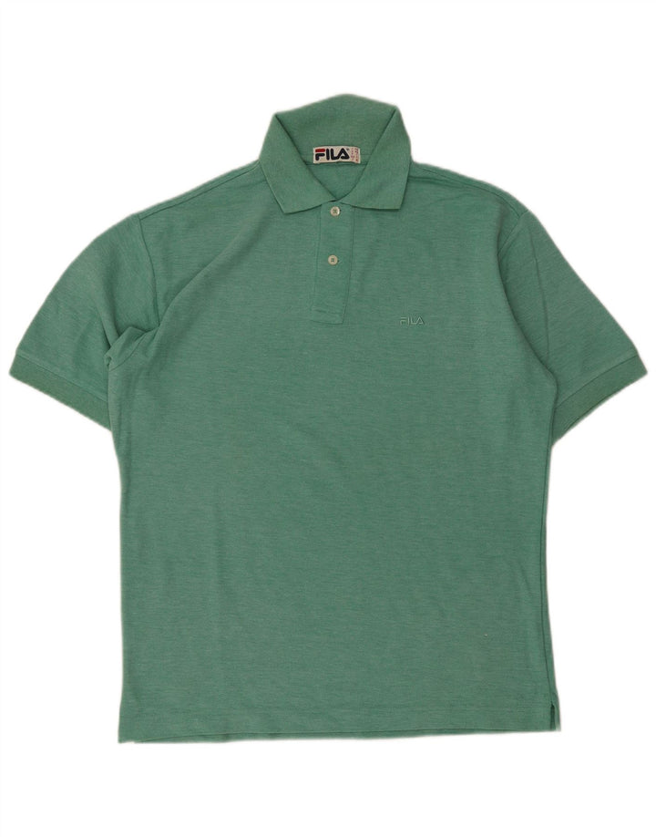 Fila Herren Poloshirt Kleine grüne Baumwolle