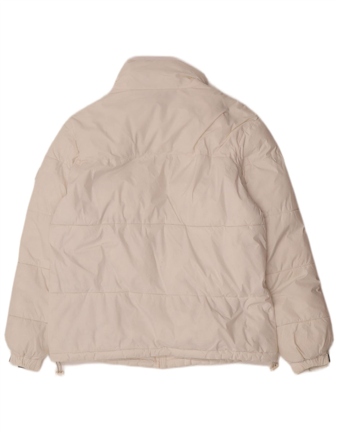 Zara Herren Loose Fit Wattierte Jacke UK 36 Small Weiß Polyester