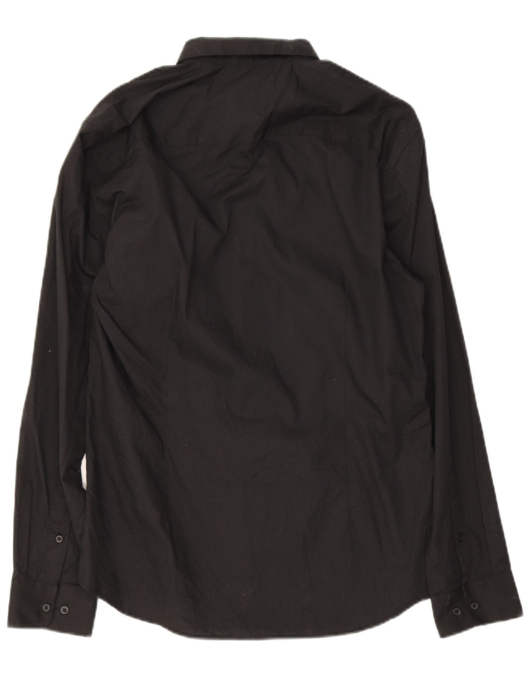 Jack & Jones Herren-Hemd, groß, aus schwarzer Baumwolle