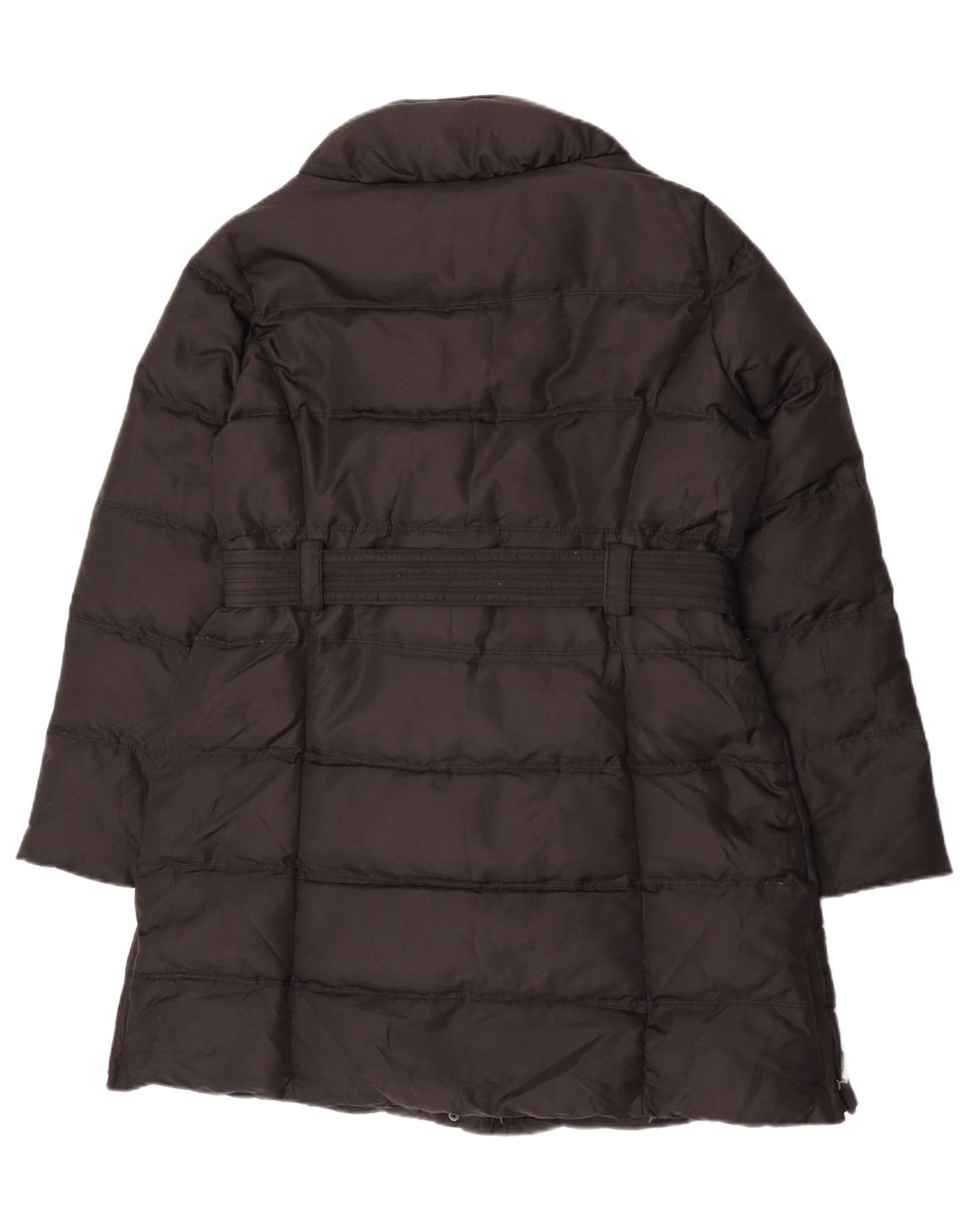 Zara Damen gepolsterter Mantel UK 18 XL Schwarz