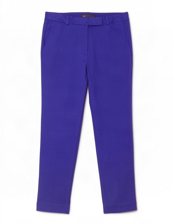 Marks & Spencer Damen Slim Cropped-Hose UK 10 Small W28 L25 Blau