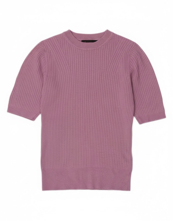 Marks & Spencer Damen Pullover mit Rundhalsausschnitt, Gr. 8, Lila