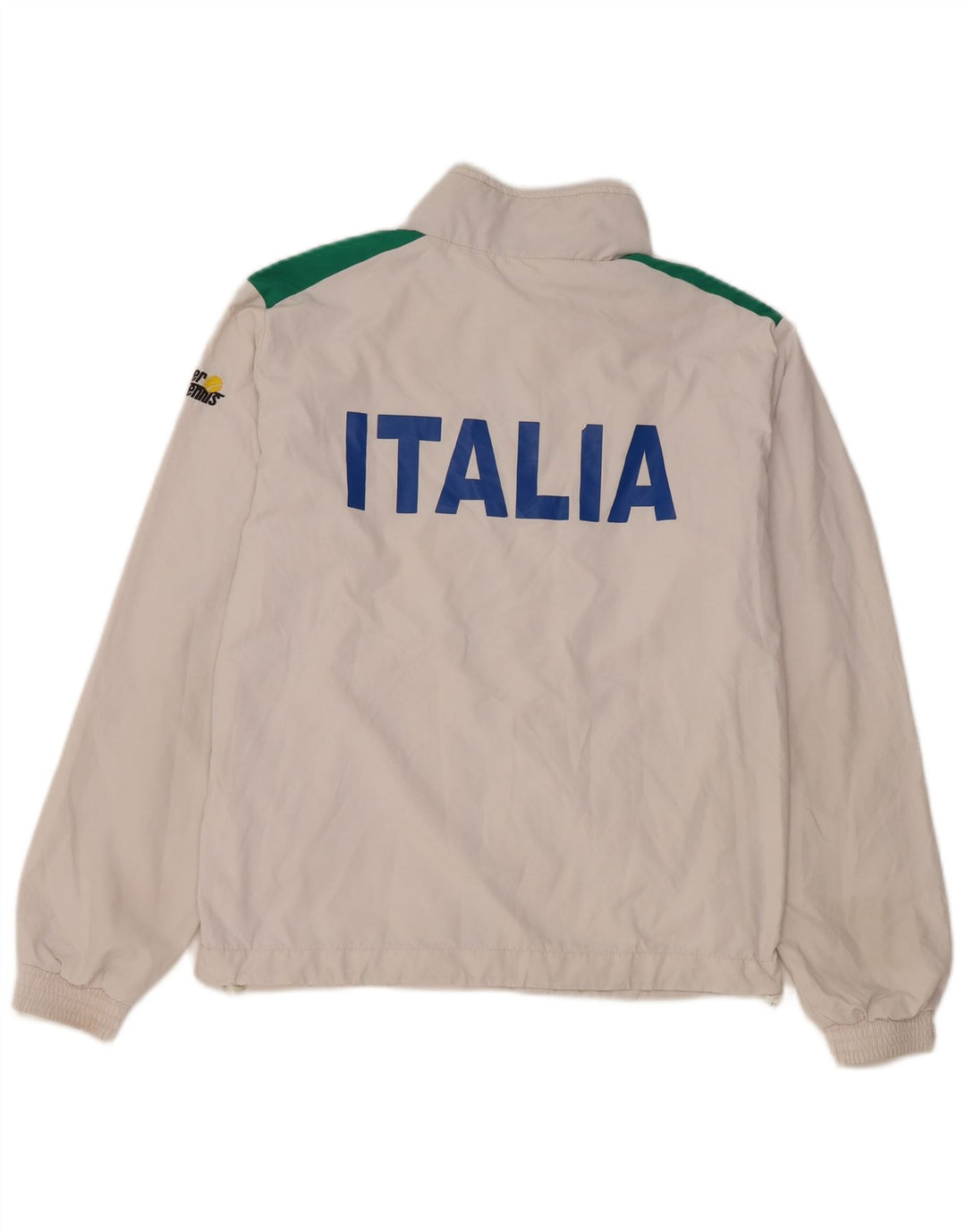 AUSTRALIAN L'ALPINA Herren Italia Trainingsanzug Top Jacke XS Weiß Farbblock
