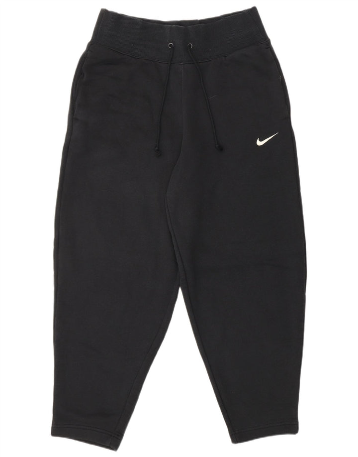Nike Damen Trainingshose Jogger UK 10 Small Schwarz Baumwolle