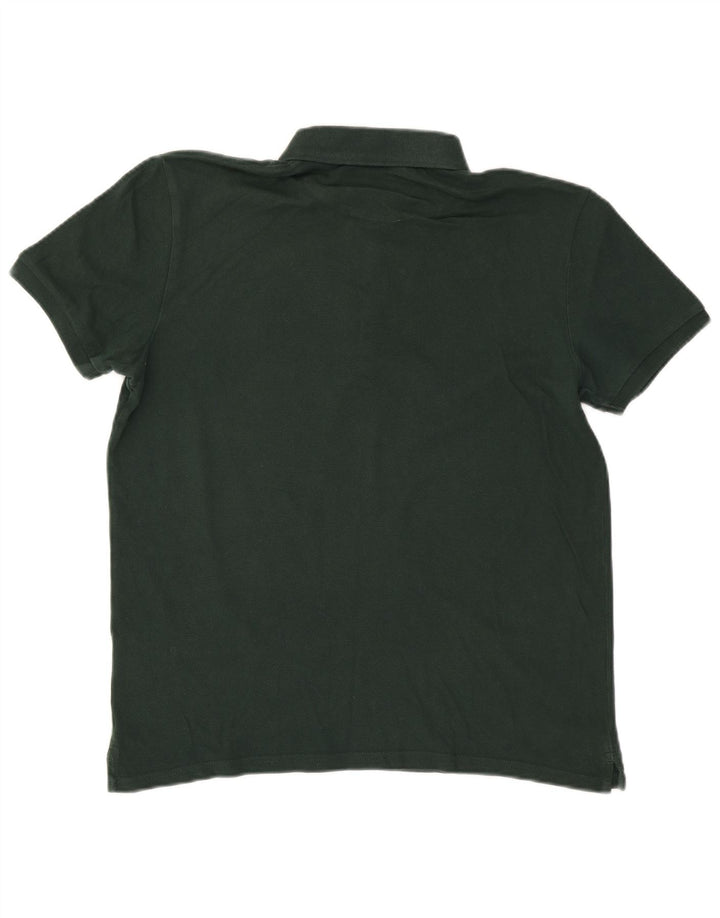 Lyle & Scott Herren-Poloshirt, große grüne Baumwolle
