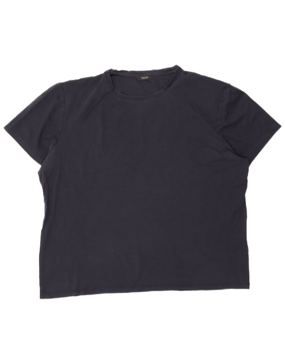 Massimo Dutti Herren T-Shirt Top 2XL Marineblau
