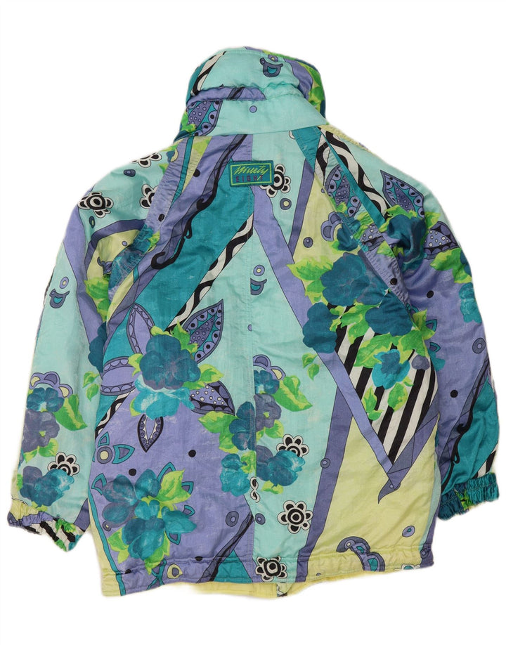 Ninety Eight Damen-Windbreaker-Jacke, UK 18, XL, mehrfarbig, Blumenmuster
