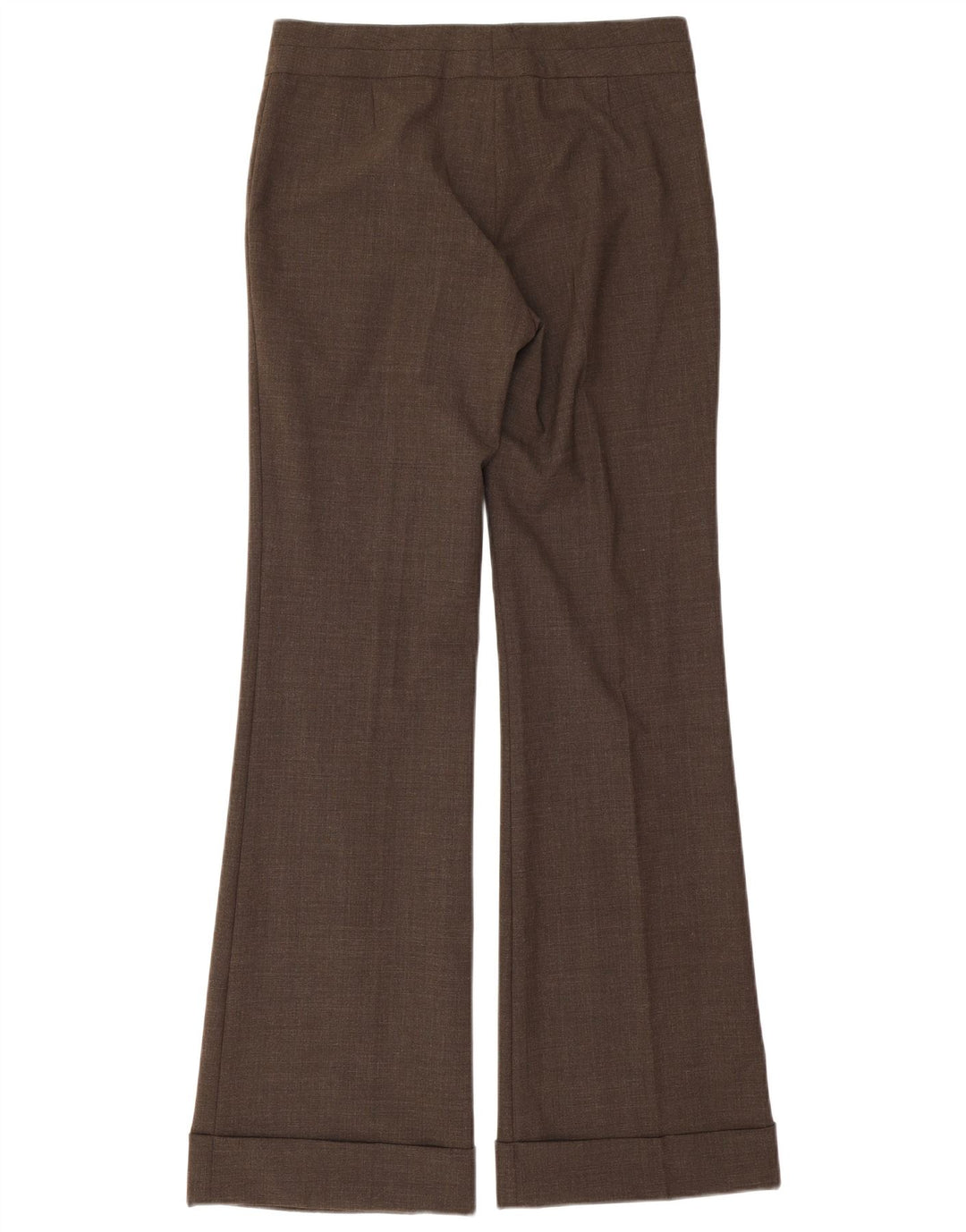 Naf Naf Damen Flare-Anzughose EU 40 Medium W30 L33 Braunes Polyester