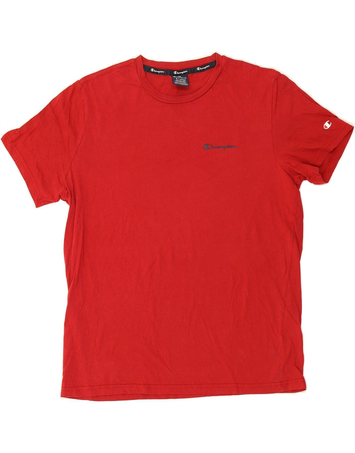 CHAMPION Mens Graphic T-Shirt Top XL Red Vintage Champion and Second-Hand Champion from Messina Hembry 