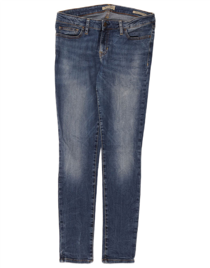 GUESS Damen Skinny Jeans W31 L30 Blaue Baumwolle