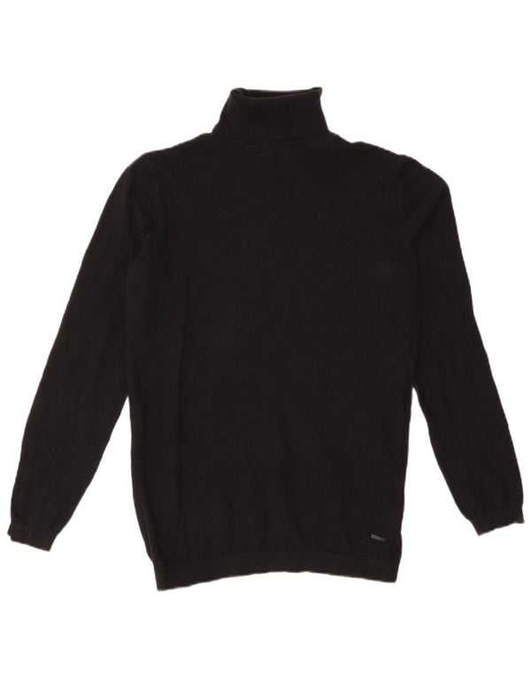 Zara Rollkragenpullover für Mädchen, 13–14 Jahre, schwarze Baumwolle