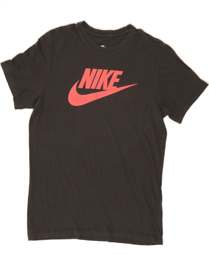 NIKE Mens Graphic T-Shirt Top Medium Grey Cotton Vintage Nike and Second-Hand Nike from Messina Hembry 