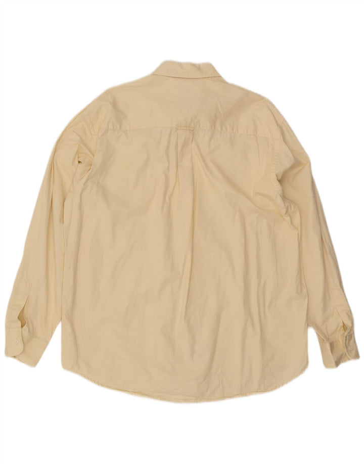 Carrera Herrenhemd XL Gelb Baumwolle