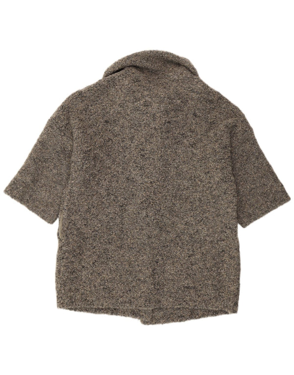 Liu Jo Damen-Strickjacke, übergroß, lang, Gr. 10, Small, Grau, modern
