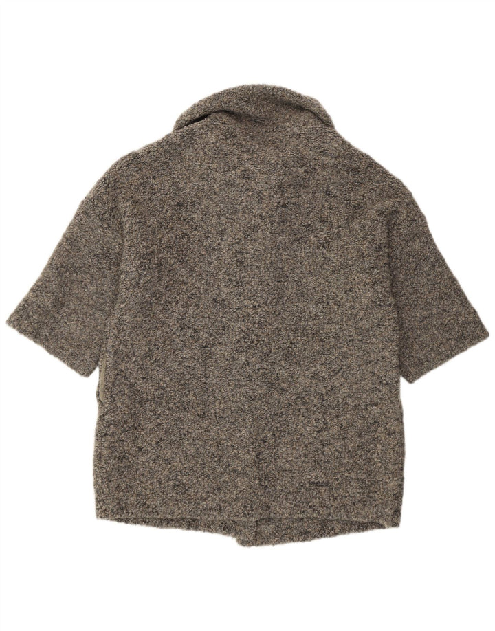 Liu Jo Damen-Strickjacke, übergroß, lang, Gr. 10, Small, Grau, modern
