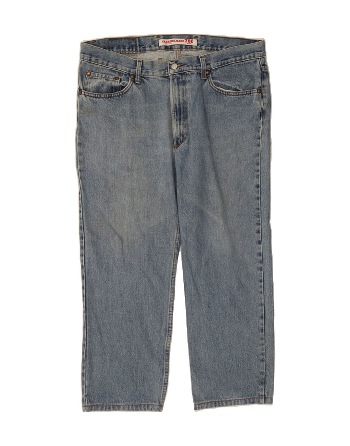 CARRERA Herren 700 Straight Jeans W38 L25 Blaue Baumwolle