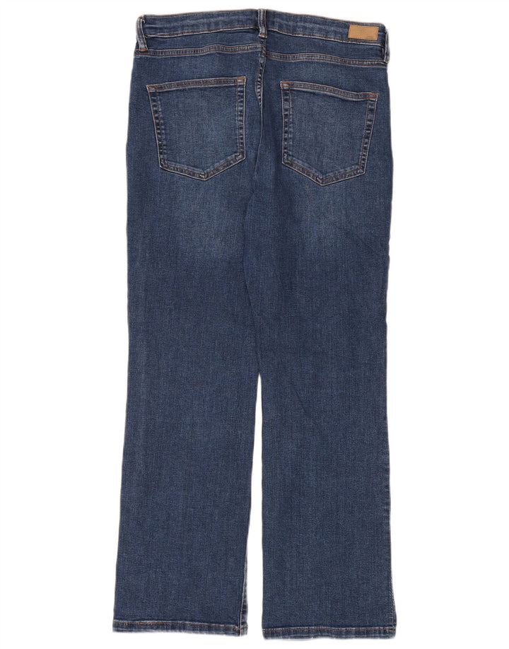 French Connection Damen Straight Jeans UK 12 Medium W32 L30 Blau