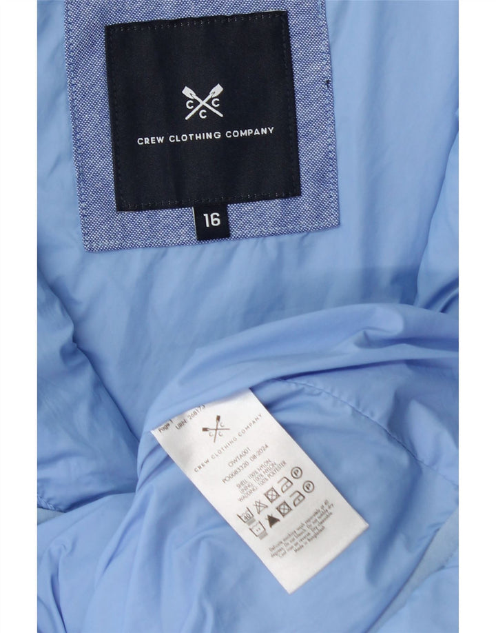 Crew Clothing Wattierte Damenweste UK 16 Large Blaues Nylon