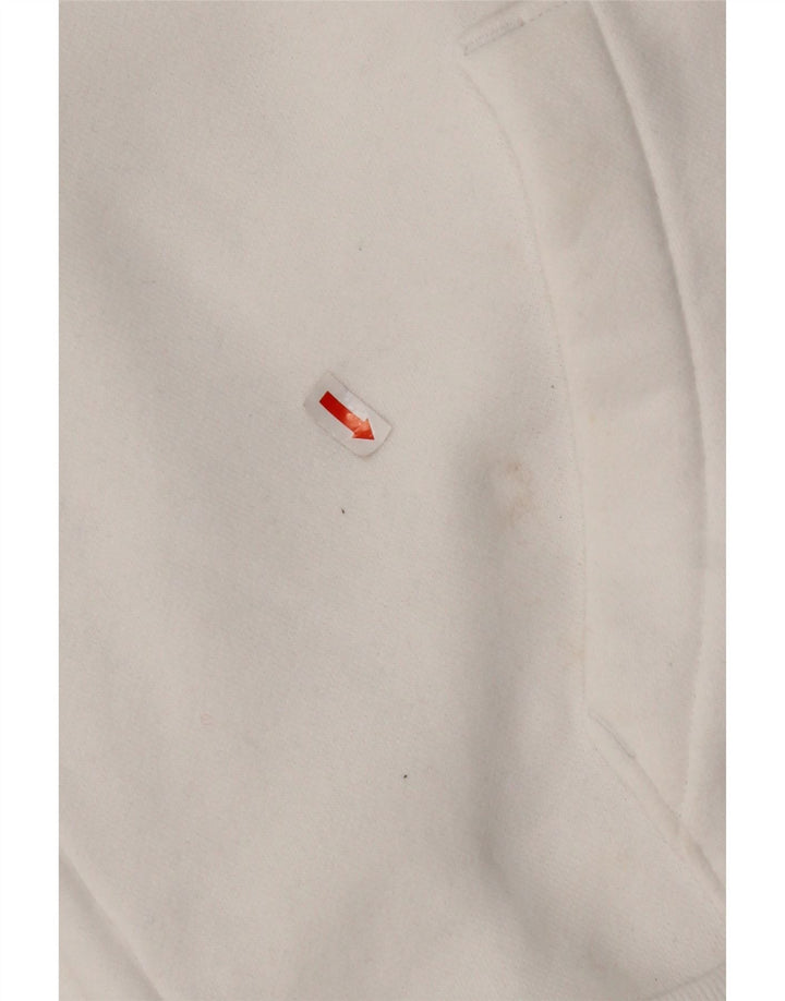 HOLLISTER Herren-Kapuzenpullover, groß, aus weißer Baumwolle