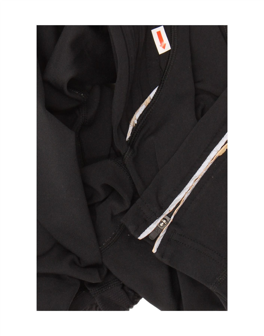 Adidas Damen Leggings UK 14 Large Schwarz Nylon