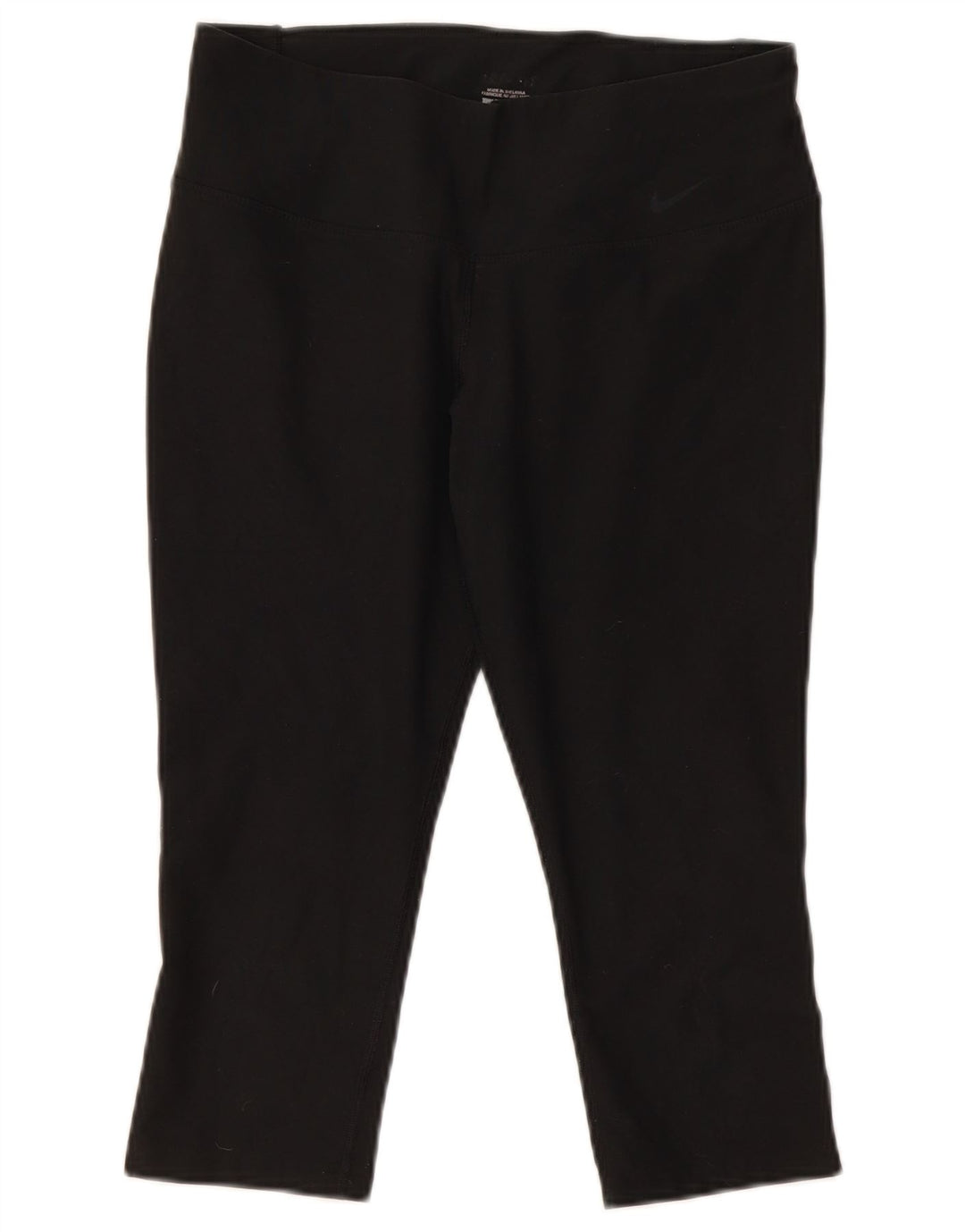 Nike Damen Capri-Leggings UK 14 Mittelschwarzes Polyester
