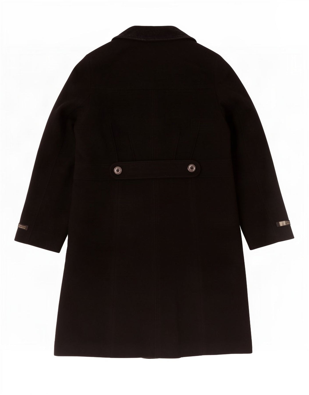 Marks & Spencer Damen Mantel UK 18 XL Schwarze Wolle