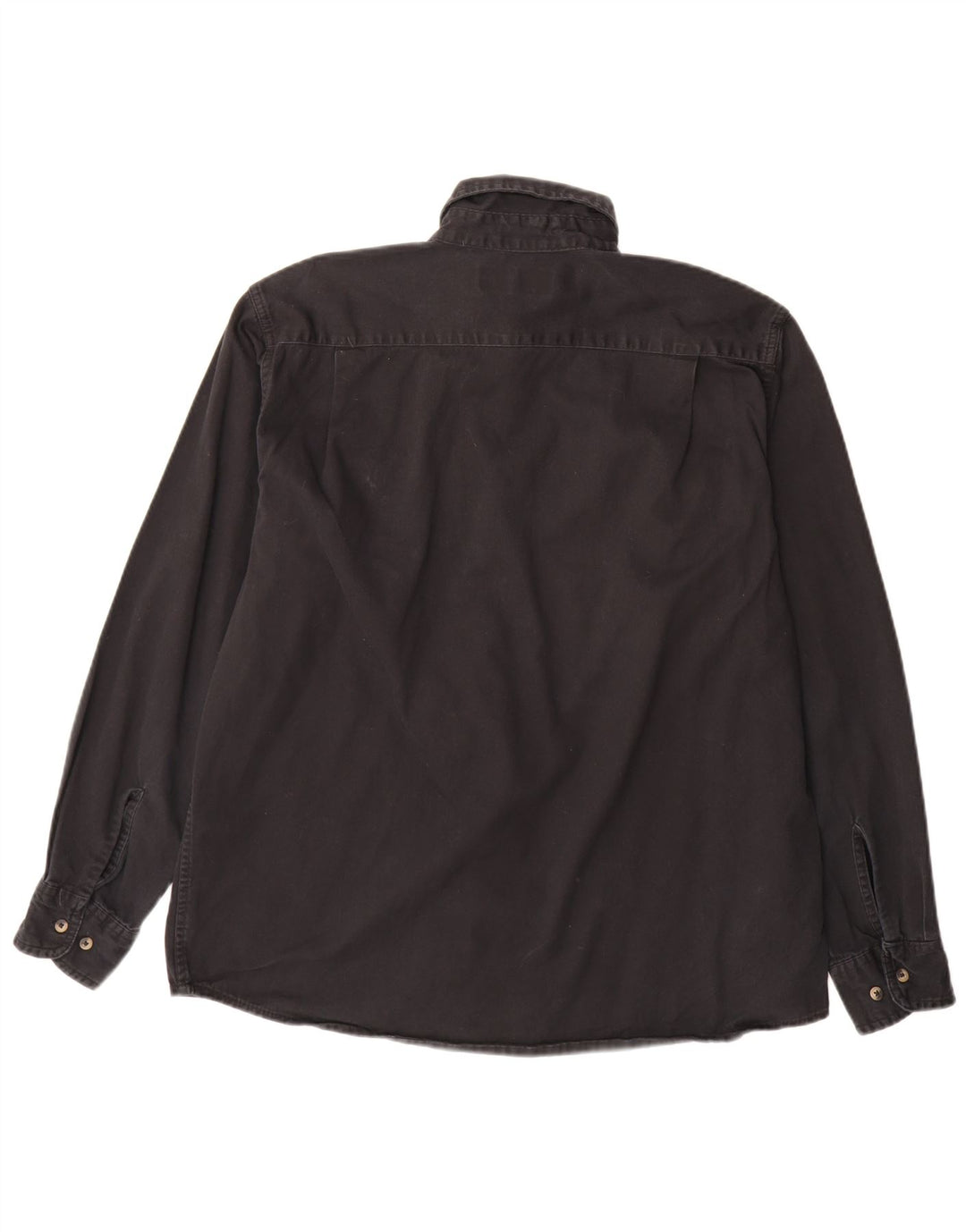 Wrangler Herren-Jeanshemd, große schwarze Baumwolle