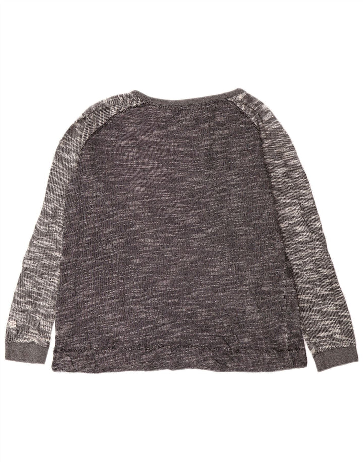 Champion Damen Top Langarm UK 18 XL Grau meliert Baumwolle
