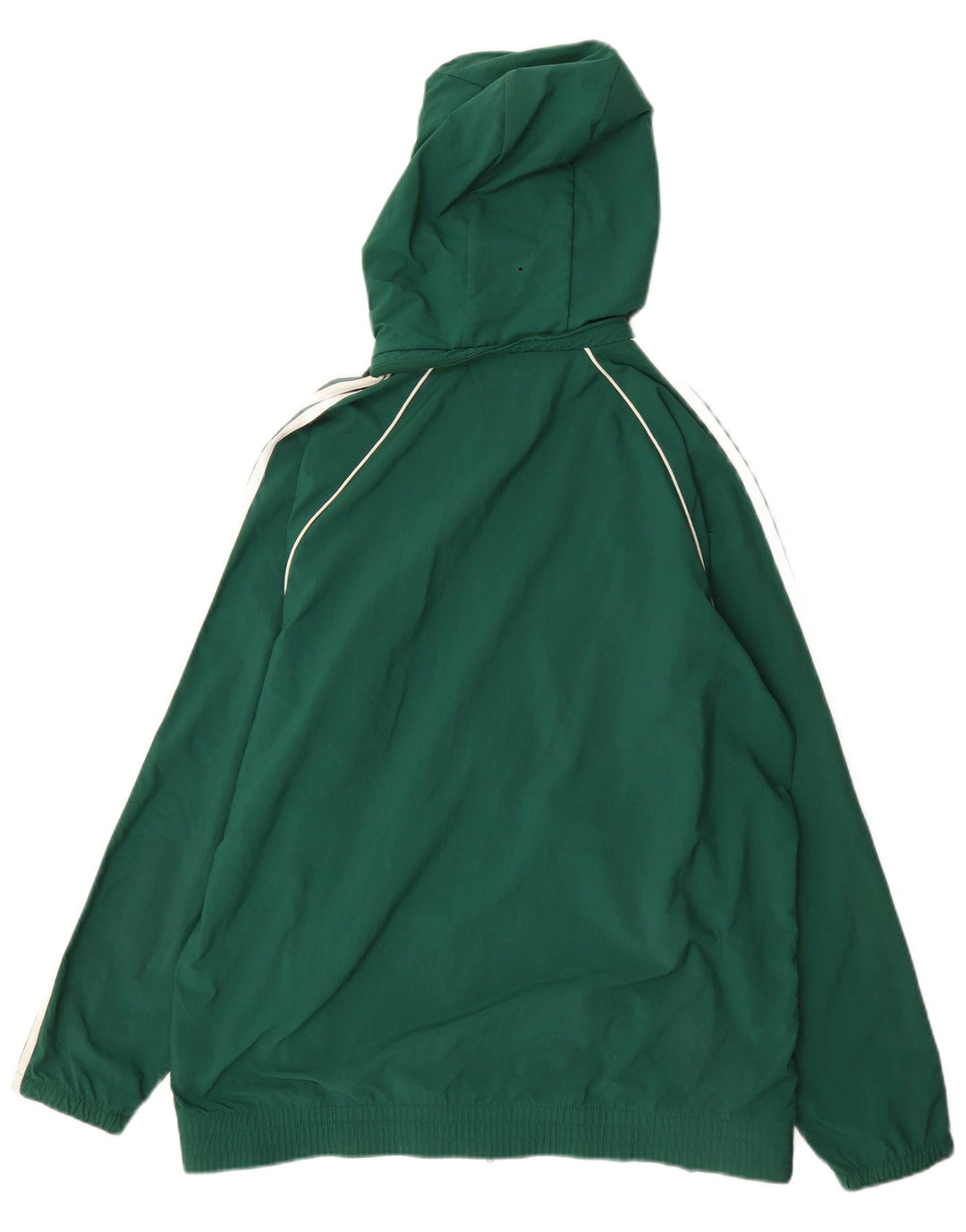 Adidas Herren-Trainingsanzug mit Kapuze, Top-Jacke, großes grünes Nylon