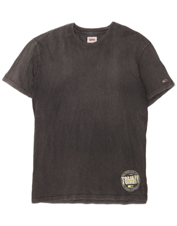 Tommy Hilfiger Herren T-Shirt Top XL Grau Baumwolle