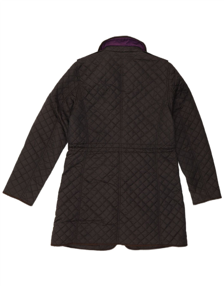 Hobbs Damen Steppmantel UK 12 Mittelbraunes Polyamid