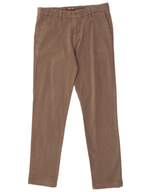 Carrera Herren Slim Chinohose IT 48 Medium W33 L31 Graue Baumwolle
