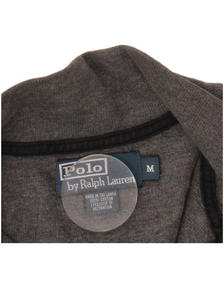 Polo Ralph Lauren Herren-Sweatshirt mit grafischem Reißverschluss, Mittelgrau