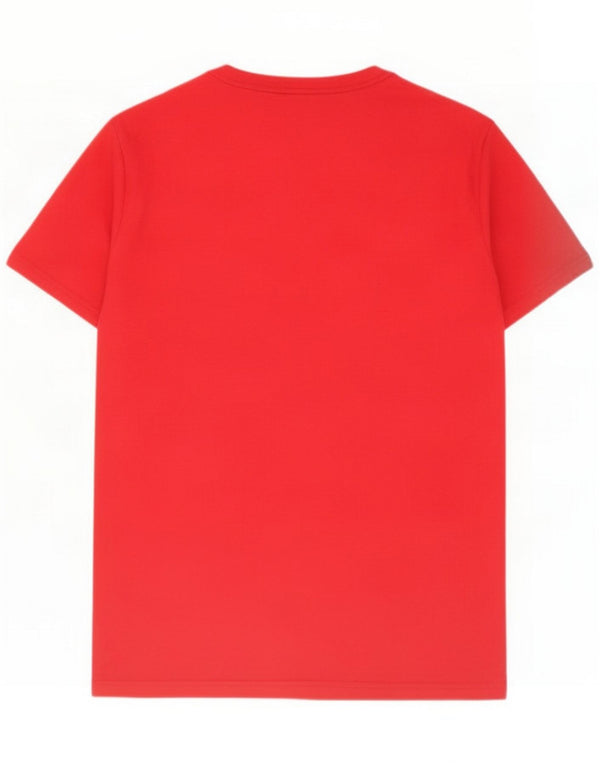 Hollister Mens Graphic T-Shirt Top Medium Red Cotton